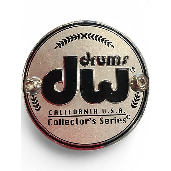 DW Used DW 8X14 Collectors Series Snare Blue Sparkle Drum.gc