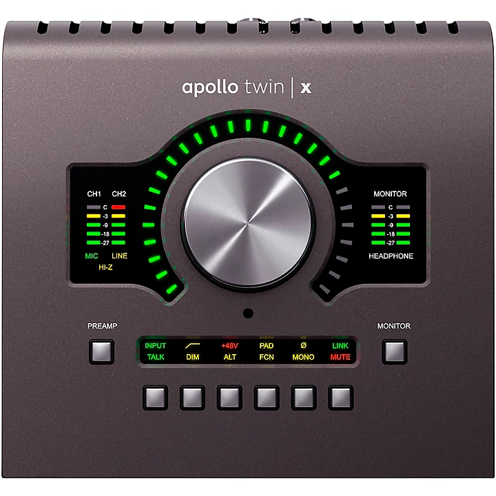 Universal Audio Apollo Twin X QUAD Heritage Edition Thunderbolt 3 Audio Interface Level 1 L81213004000000.gc