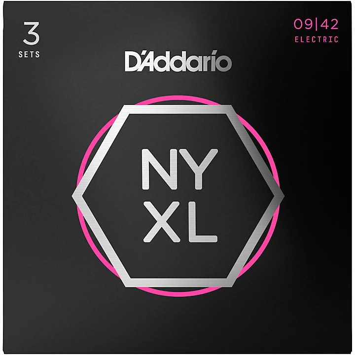 NYXL0942 Super Light 3 Pack Electric Guitar Strings