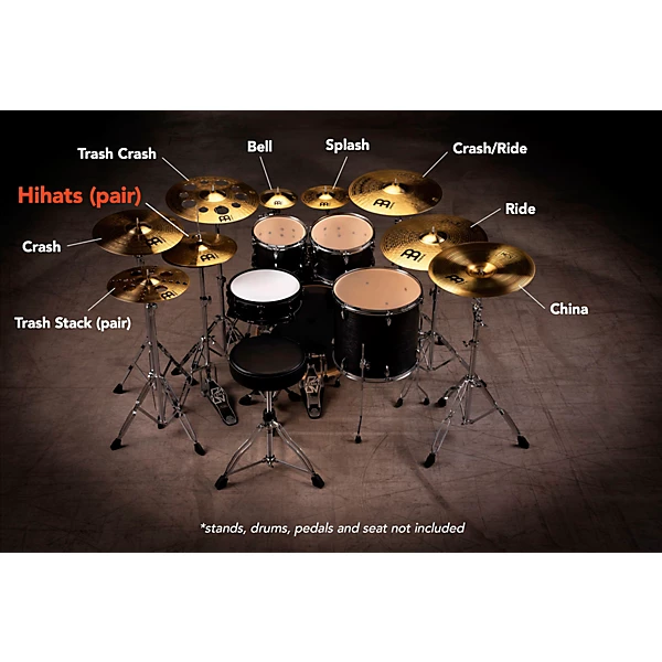 MEINL HCS Hi Hat Cymbal Pair 13 in.