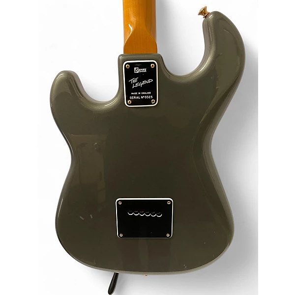 Used Burns The Legend Gloss Grey Solid Body Electric Guitar