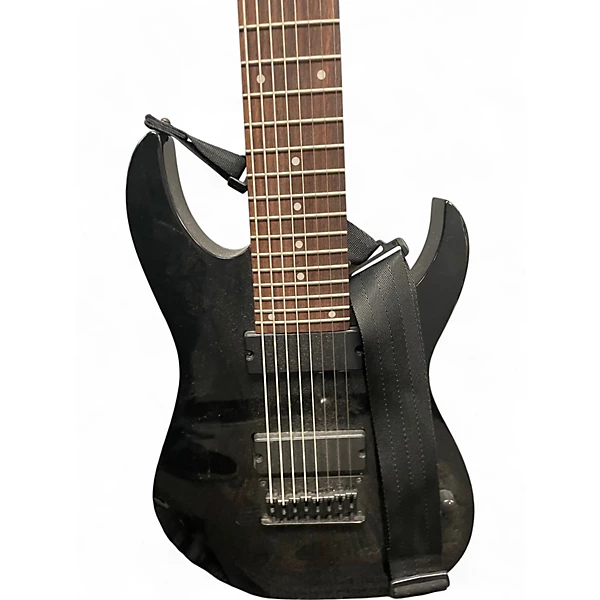 Used Ibanez RG8 BLACK Solid Body Electric Guitar