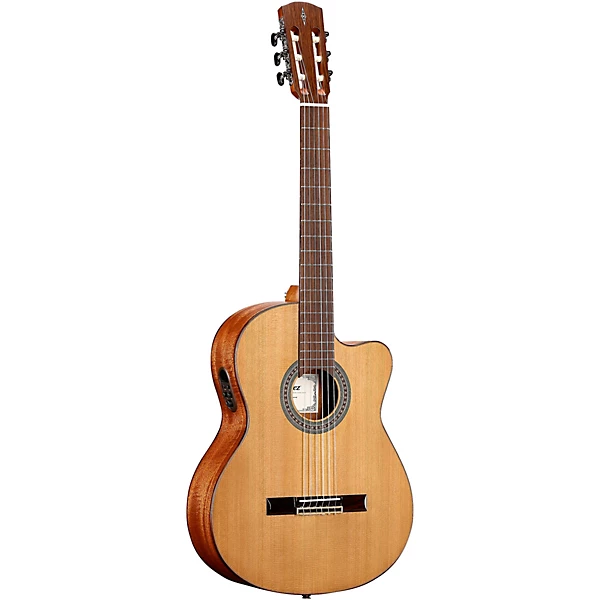 Alvarez AC65ce Nylon String Classical Acoustic Electric Guitar Natural