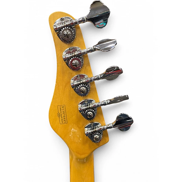 Schecter Guitar Research Used 2013 Schecter Guitar Research P5 Ivory Electric Bass Guitar.gc