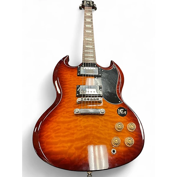 Epiphone Used Epiphone LIMITED EDITION SG CUSTOM SHOP ROOTBEER BURST Solid Body Electric Guitar.gc