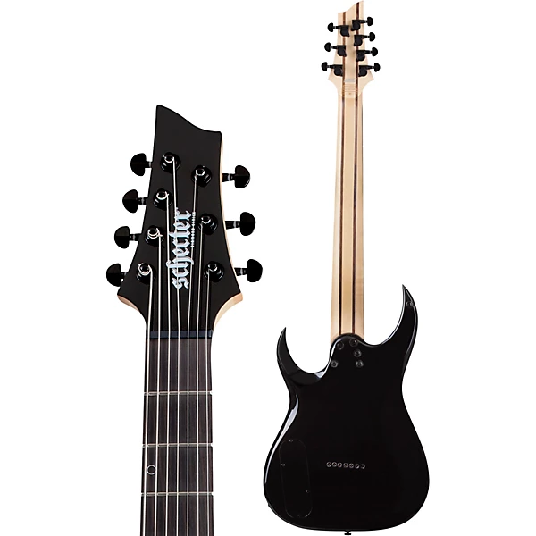 Schecter Guitar Research Sunset 7 String Triad Electric Guitar Level 2 Gloss Black