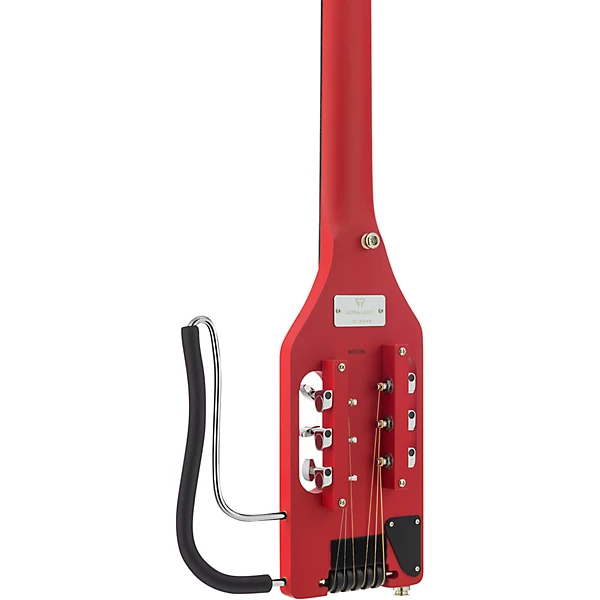 Traveler Guitar Ultra Light Acoustic Electric Travel Guitar Red