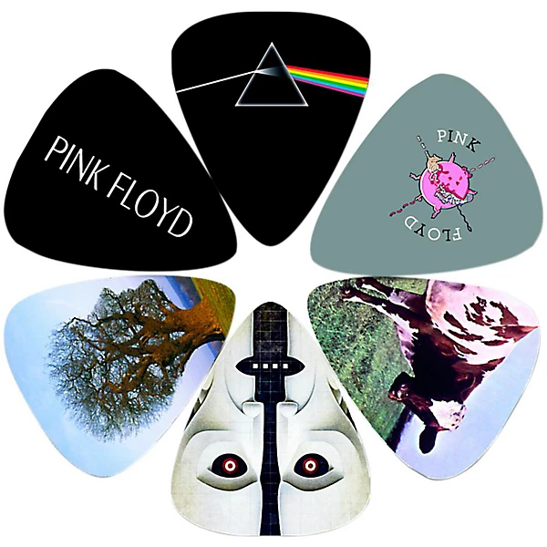 Guitar Picks 6 Pack Pink Floyd