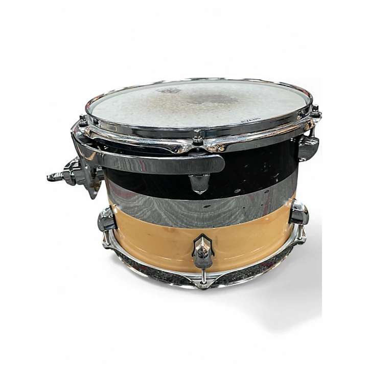 SJC Drums Used SJC Drums 3 Piece Custom Maple Tuxedo Drum Kit.gc