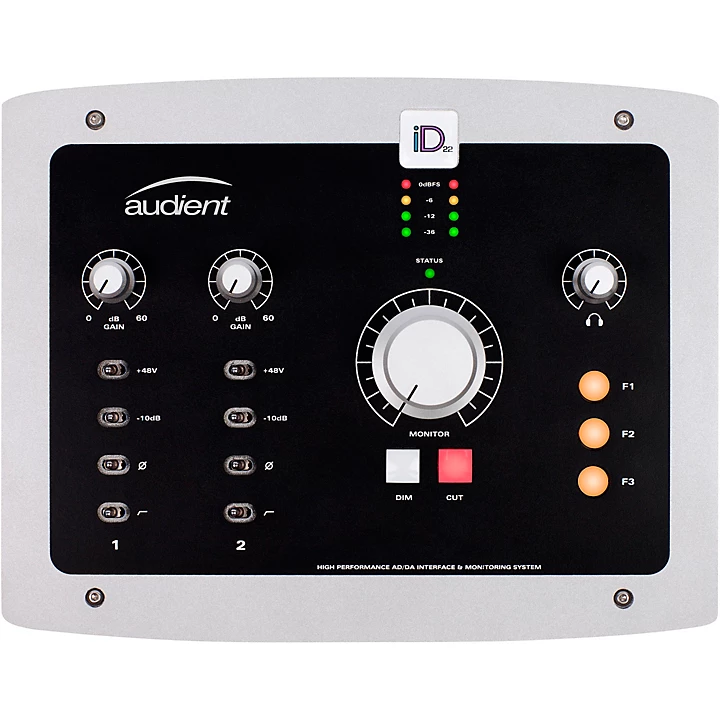 Audient iD22 Desktop 10x14 USB Audio Interface Level 1 L93857004000000.gc