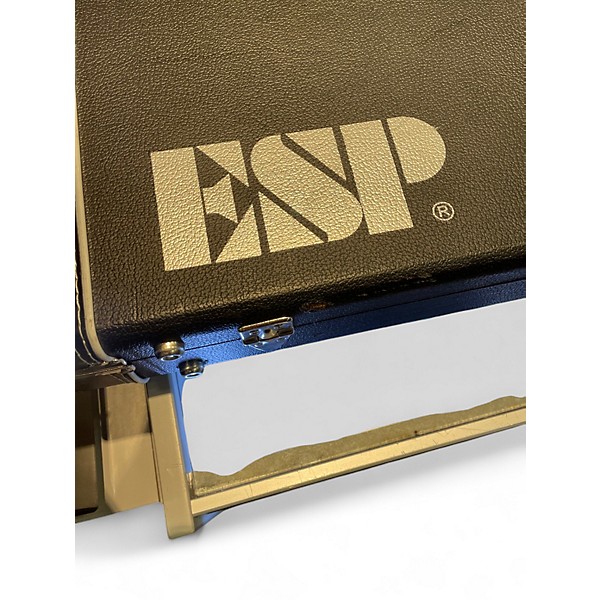 ESP Used ESP LTD Snakebyte Explorer Classic White Solid Body Electric Guitar.gc