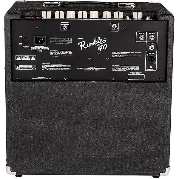 Fender RUMBLE 40 1x10 40W Bass Combo Amp Level 2