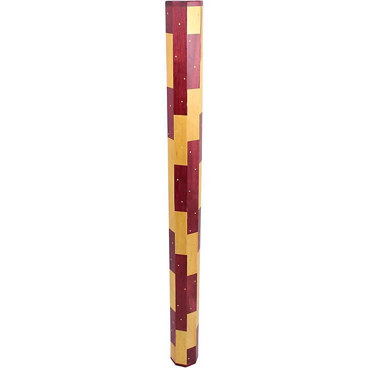 A Tempo Percussion Violet Pattern Artisan Hardwood Rainstick