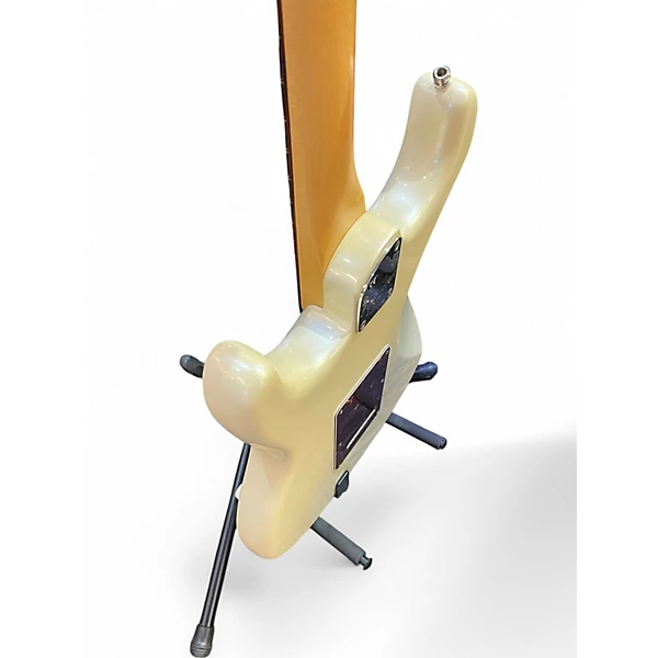 Used Fender American Elite Stratocaster Olympic Pearl Solid Body Electric Guitar