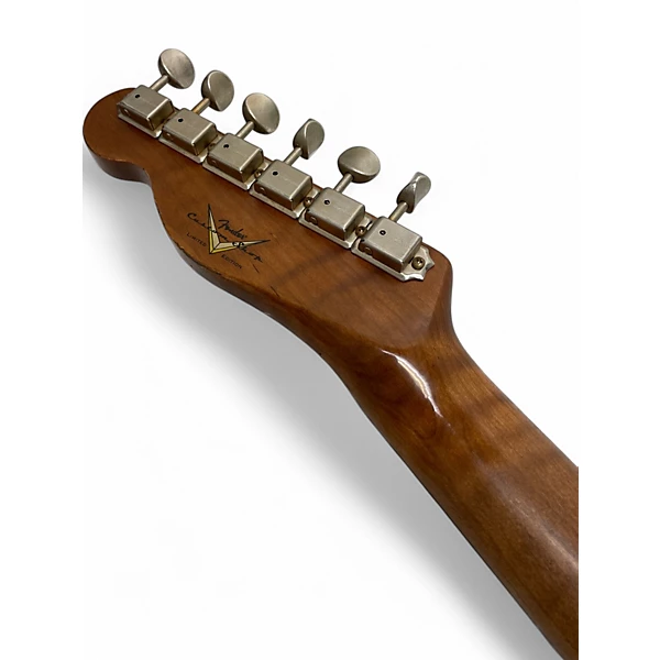 Fender Used 2023 Fender CUSTOM SHOP LTD HS TELE CUSTOM 3 Color Sunburst Solid Body Electric Guitar.gc