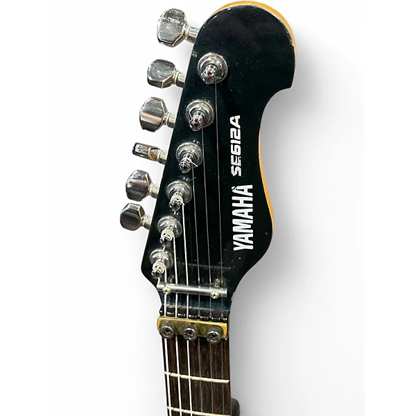 Used Yamaha SE612A Blue Sparkle Solid Body Electric Guitar