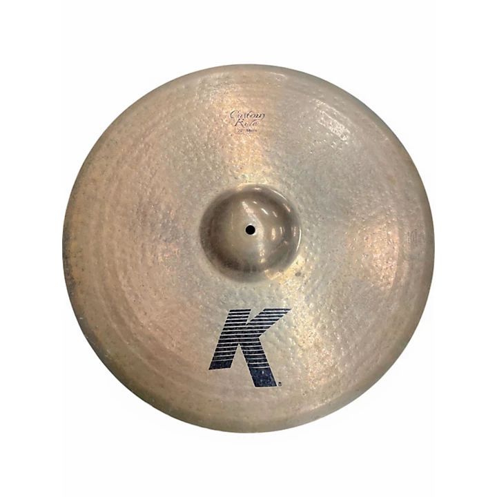 Zildjian Used Zildjian 22in K Custom Ride Brilliant Cymbal.gc