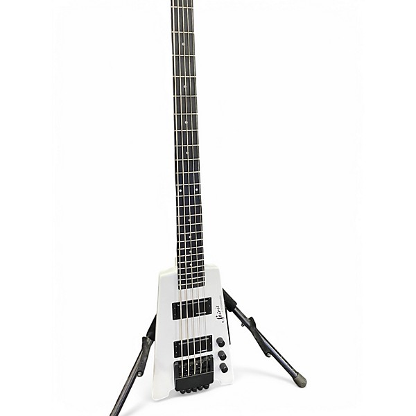 Steinberger Used Steinberger XT25 Spirit 5 String Alpine White Electric Bass Guitar.gc