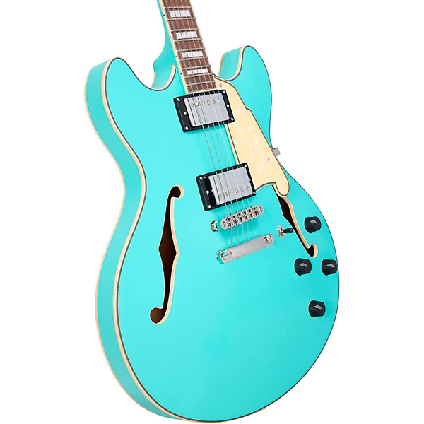 Premier DC Semi Hollow Electric Guitar Surf Green
