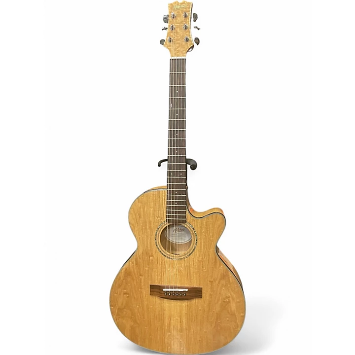 Mitchell Used Mitchell MX430QAB Quilted Ash Burl Acoustic Guitar.gc