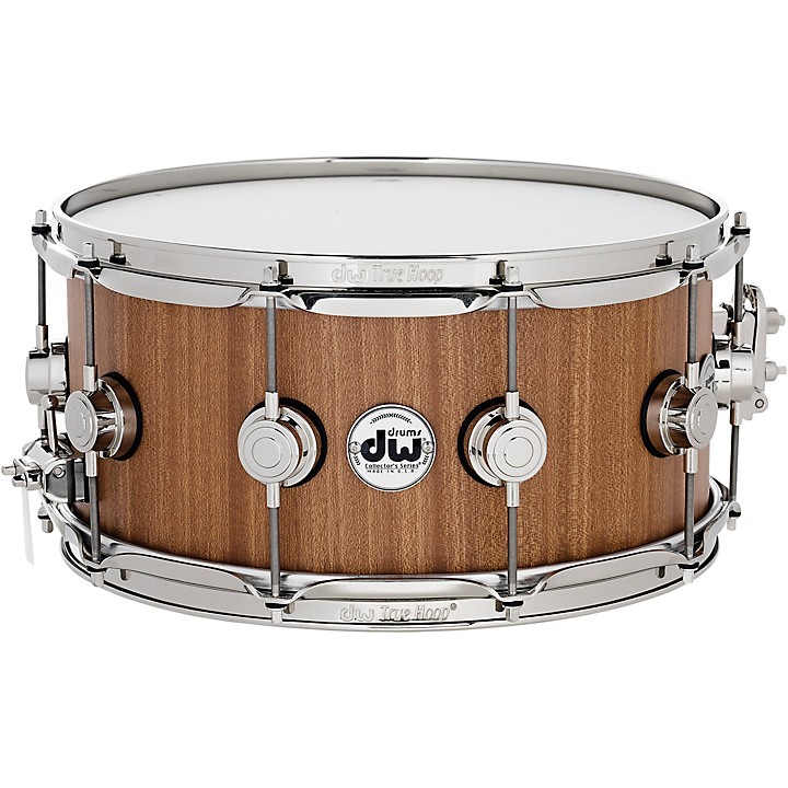 DW Cherry Mahogany Natural Lacquer With Nickel Hardware Snare Drum 14x6.5\