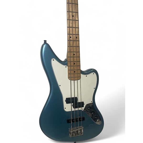 Used Fender JAGUAR BLUE Electric Bass Guitar