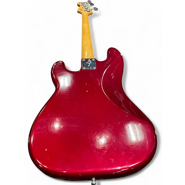 Fender Used 2022 Fender Nate Mendel Signature Precision Bass Candy Apple Red Metallic Electric Bass Guitar.gc