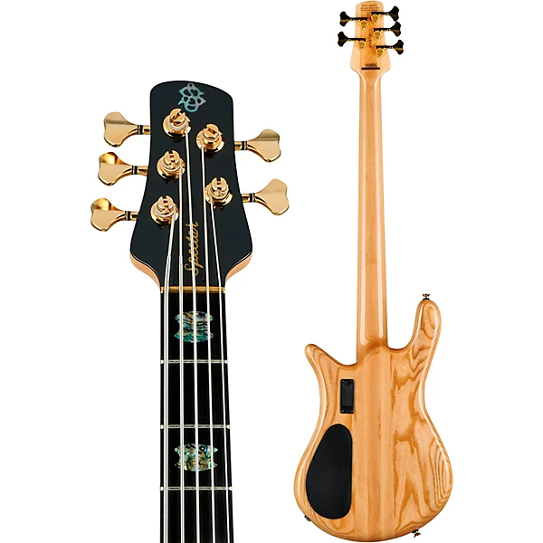 Euro 5 Custom 5 String Electric Bass Natural Gloss