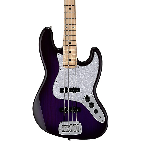 Fullerton Deluxe JB With Maple Fretboard Electric Bass Purple Burst