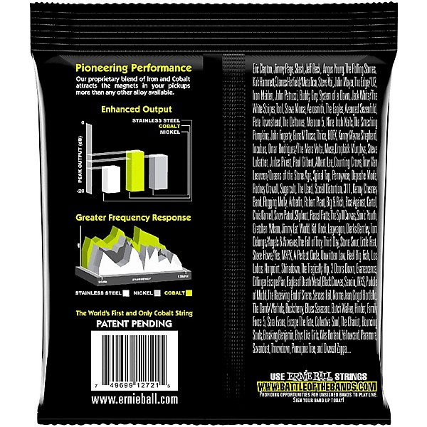 2728 Cobalt 7 String Regular Slinky Electric Guitar Strings