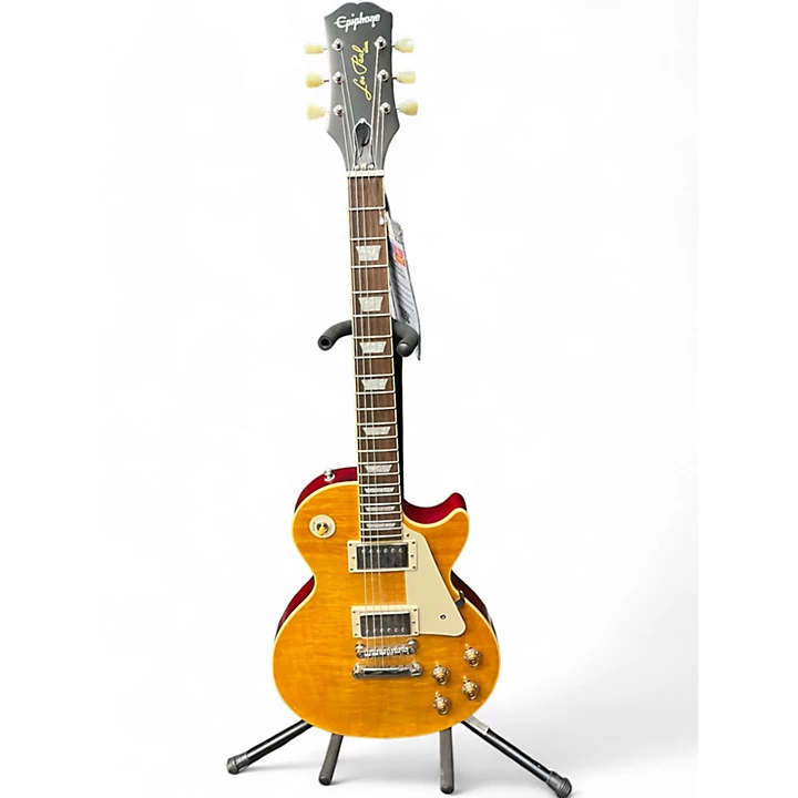 Used Epiphone Limited Edition Joe Bonamassa Les Paul Standard Yellow Solid Body Electric Guitar