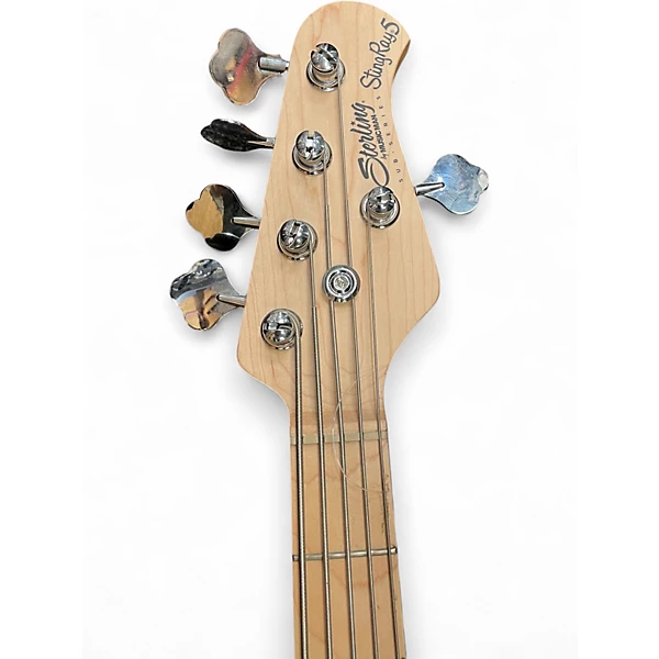 Used Sterling by Music Man Ray5 5 String Black Electric Bass Guitar