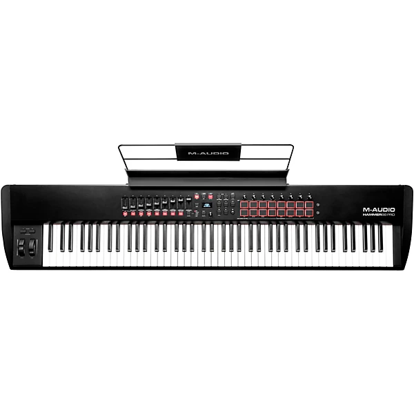 Hammer 88 Pro Graded Hammer Action USB MIDI Controller with Smart Control and Auto Mapping