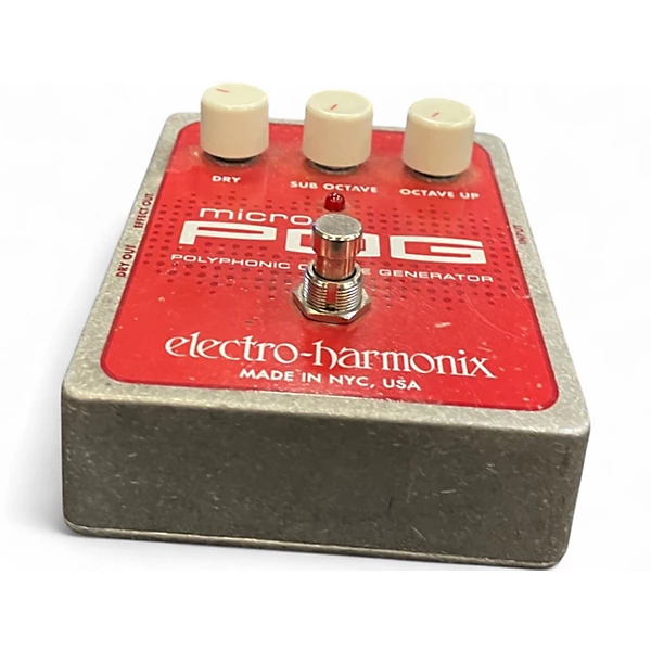 Used Electro Harmonix Micro Pog Polyphonic Octave Generator Effect Pedal