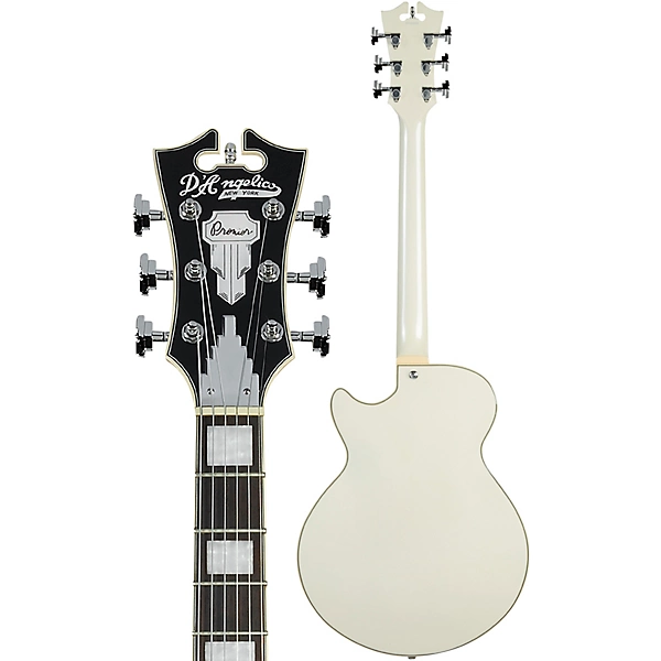 D'Angelico Premier SS Semi Hollow Electric Guitar With Stopbar Tailpiece Champagne