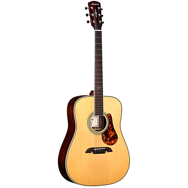 Alvarez MD70 Herringbone Dreadnought Acoustic Guitar Natural