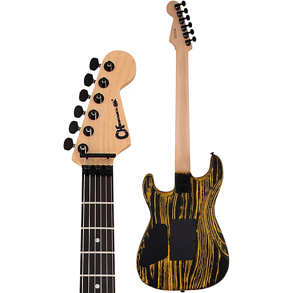 Charvel Pro Mod San Dimas Style 1 HH FR E Ash Electric Guitar Level 1 Old Yella K59695004005000.gc