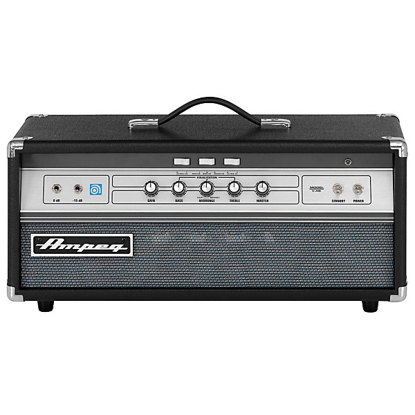 Ampeg V 4B All Tube 100W Classic Bass Amp Head Level 1 Black H99542004001000.gc