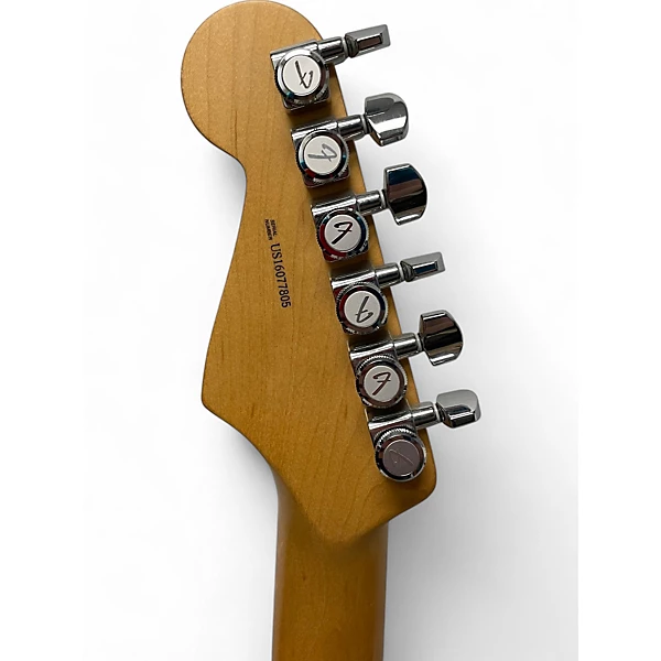 Used 2016 Fender American Elite Stratocaster HSS Shawbucker Olympic Pearl Solid Body Electric Guitar