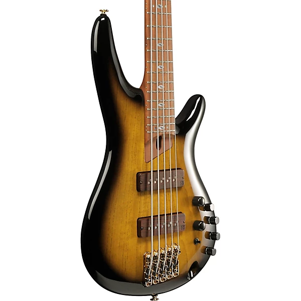 Ibanez Prestige SR4505 5 String Electric Bass Guitar Desert Sunset Burst