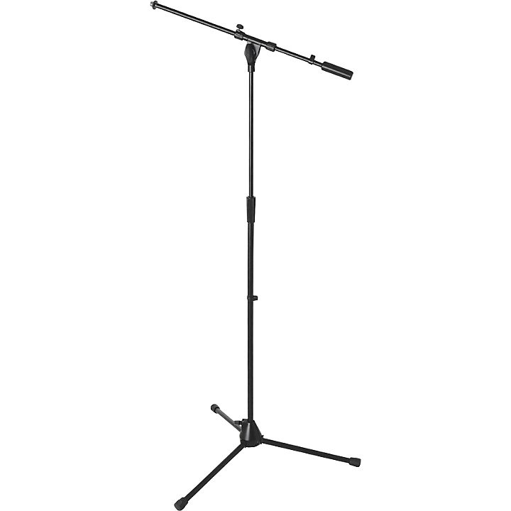 Heavy Duty Euro Boom Mic Stand Black