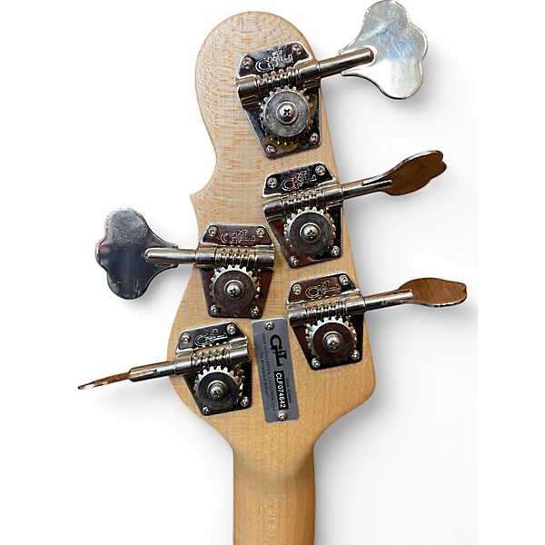 Used 2015 G&L MJ 5 Cherry Burst Electric Bass Guitar