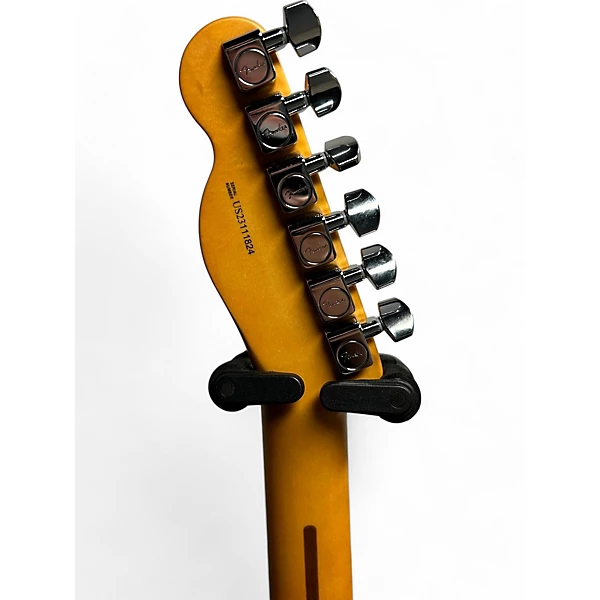 Used Fender American Professional II Telecaster Thinline Limited Edition Transparent Daphne Blue Hollow Body Electric Guitar