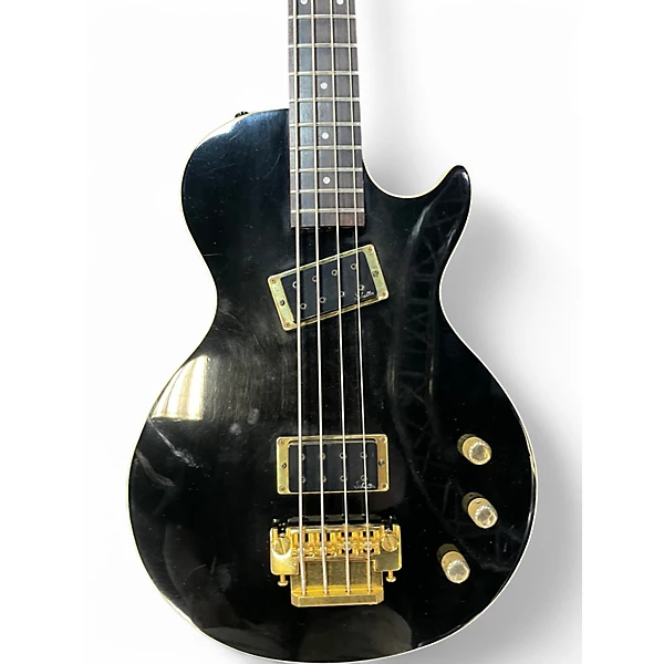 Used Kawai SINGLECUT STYLE Black Electric Bass Guitar