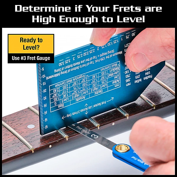 Precision Fret Rocker and Fret Gauge Kit