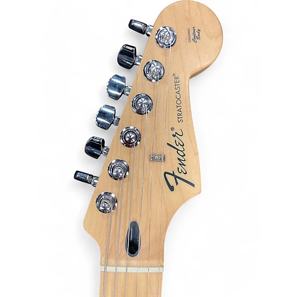 Fender Used Fender Standard Stratocaster HSS Black Solid Body Electric Guitar.gc