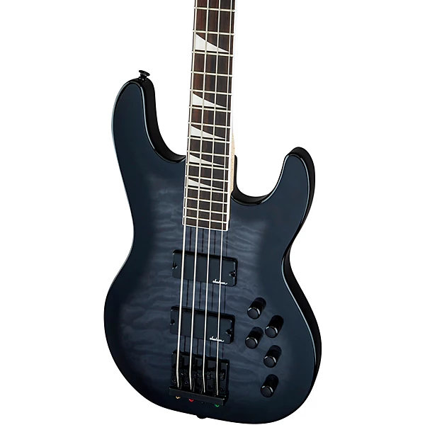 JS Series Concert Bass JS3Q Transparent Black Burst