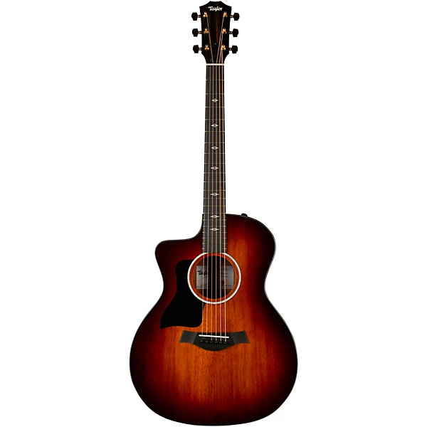 Taylor 224ce K Deluxe Grand Auditorium Left Handed Acoustic Electric Guitar Shaded Edge Burst
