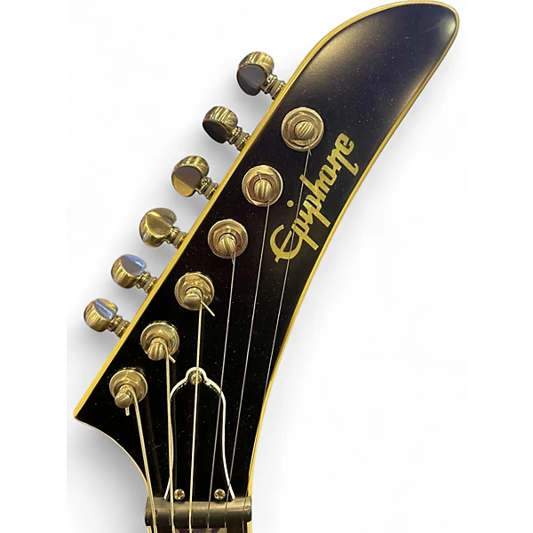 Epiphone Used Epiphone Extura Prophecy Purple Tiger Aged Gloss Solid Body Electric Guitar.gc