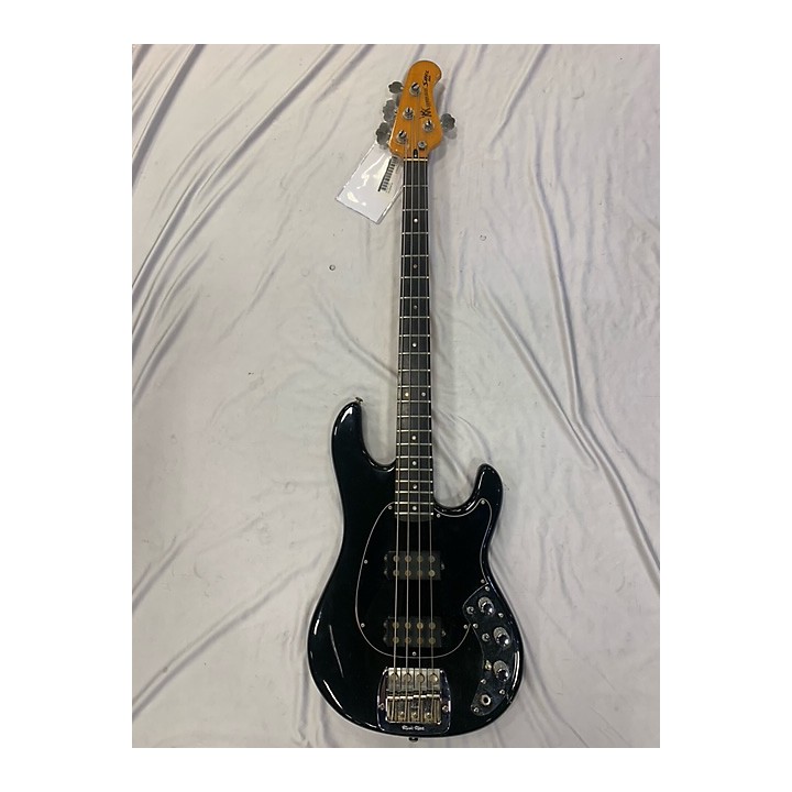 Vintage 1980s Ernie Ball Music Man SABRE Black Electric Bass Guitar